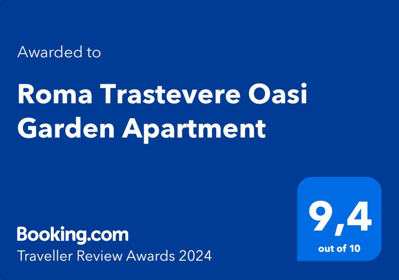 Trastevere Oasi Garden Apartment - Roma ภายนอก รูปภาพ